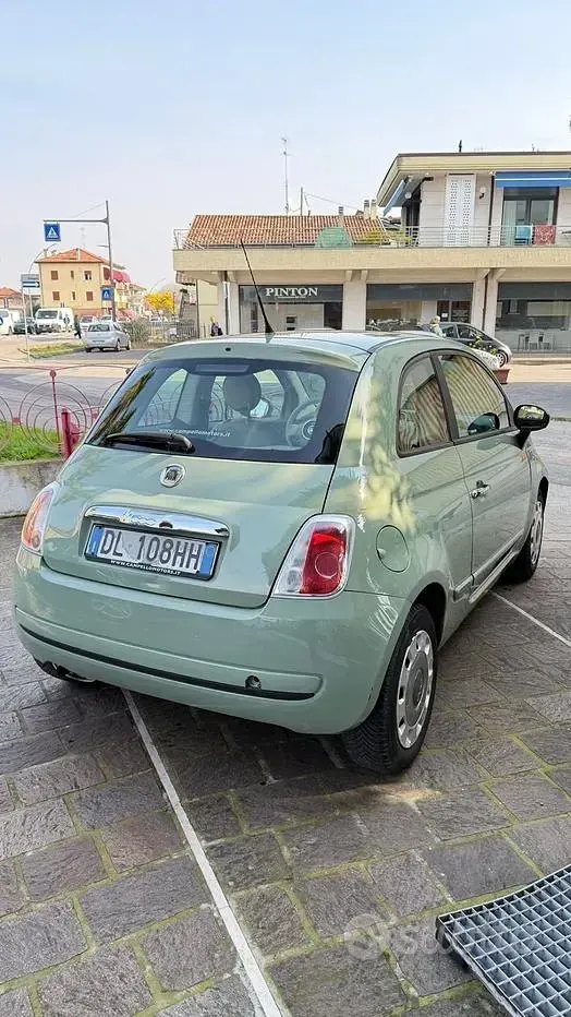 Usata Fiat 500 Pop 69 CV (50 kW) 2008 Verde Berlina