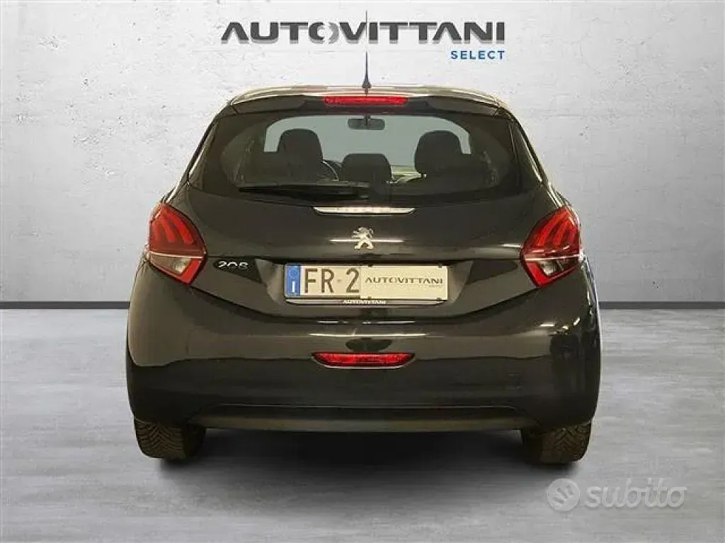 Usata Peugeot 208 Allure 75 CV (55 kW) 2018 Gray Utilitaria