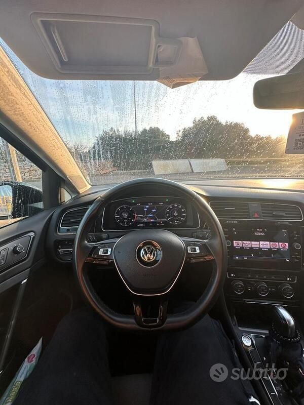 Usata VW Golf VII 150 CV (110 kW) 2017 Nero Berlina