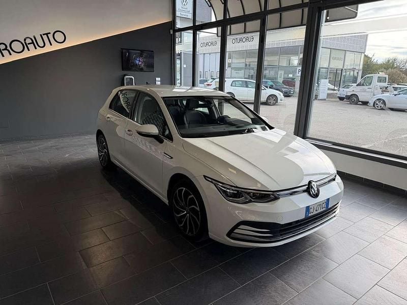Usata VW Golf VIII Style 116 CV (85 kW) 2022 Bianco Berlina