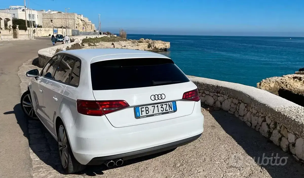 Usata Audi A3 S-Line 184 CV (135 kW) 2016 Bianco Berlina