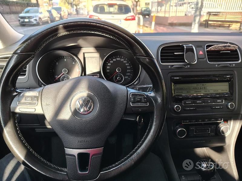 Usata VW Golf VI Highline 140 CV (102 kW) 2010 Bianco Utilitaria