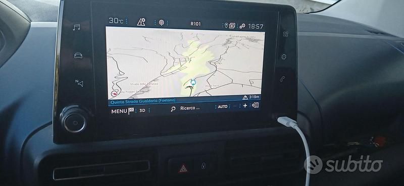 Usata Peugeot Rifter GT-line 131 CV (96 kW) 2019 Marrone Monovolume