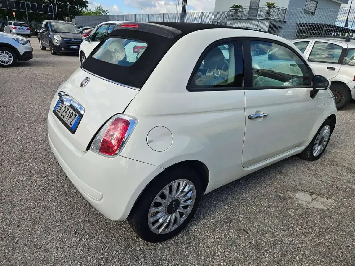 Begagnad Fiat 500C Pop 69 HK (50 kW) 2013 Vit Cab
