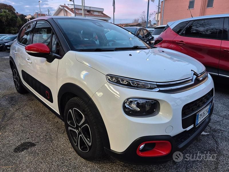 Usata Citroën C3 PureTech 82 CV (60 kW) 2018 Bianco Utilitaria