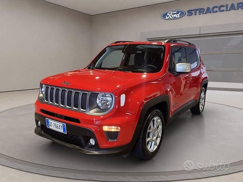 Usata Jeep Renegade Limited 131 CV (96 kW) 2022 Rosso metallizzato SUV