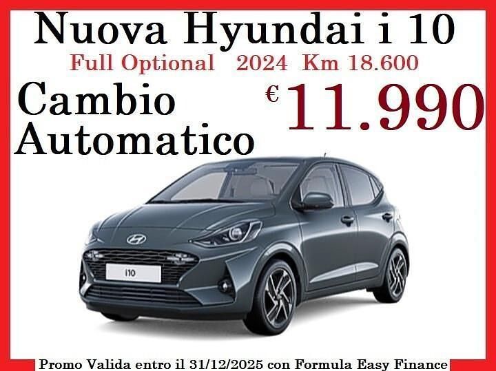 Usata Hyundai i10 66 CV (48 kW) 2024 Grigio Utilitaria