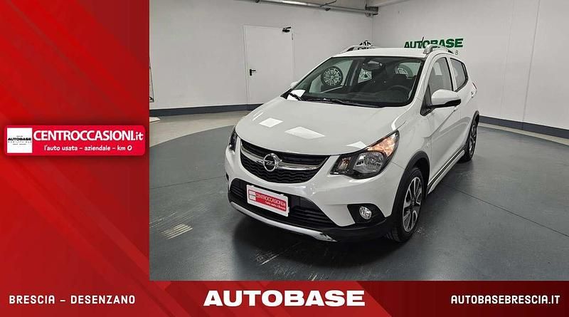 Usata Opel Karl Rocks 73 CV (53 kW) 2018 Bianco Utilitaria
