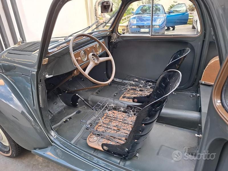 Usata Fiat Topolino 1950 Grigio Utilitaria
