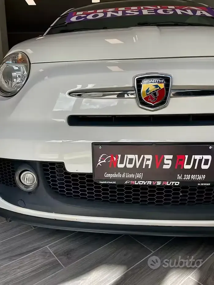 Usata Abarth 500C Custom 135 CV (99 kW) 2013 Bianco Cabrio