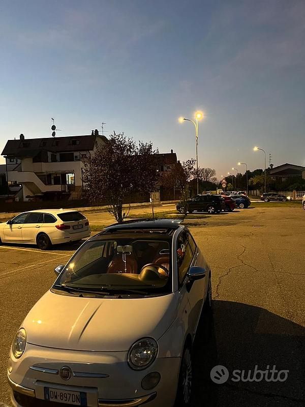 Usata Fiat 500 69 CV (50 kW) 2010 Bianco Utilitaria
