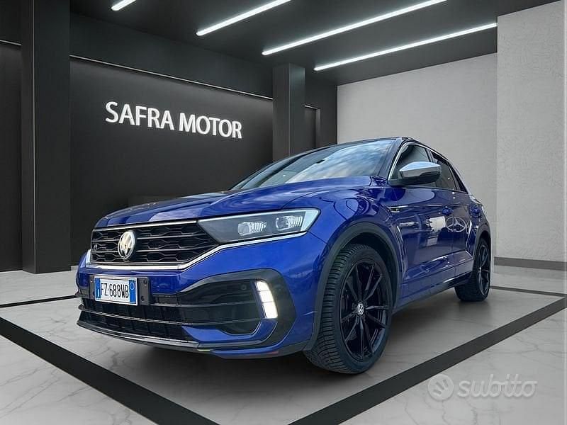 Usata VW T-Roc R 300 CV (220 kW) 2020 Blu/azzurro SUV