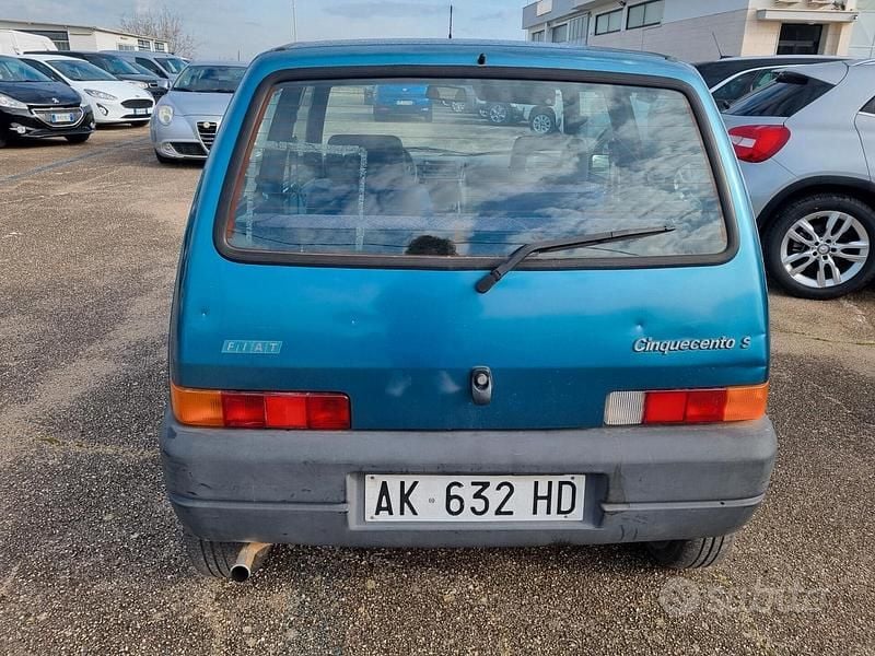 Usata Fiat Cinquecento 39 CV (28 kW) 1997 Blu Utilitaria