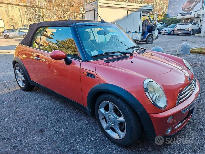 Usata Mini Cooper S Cabriolet 2007 Rosso Cabrio