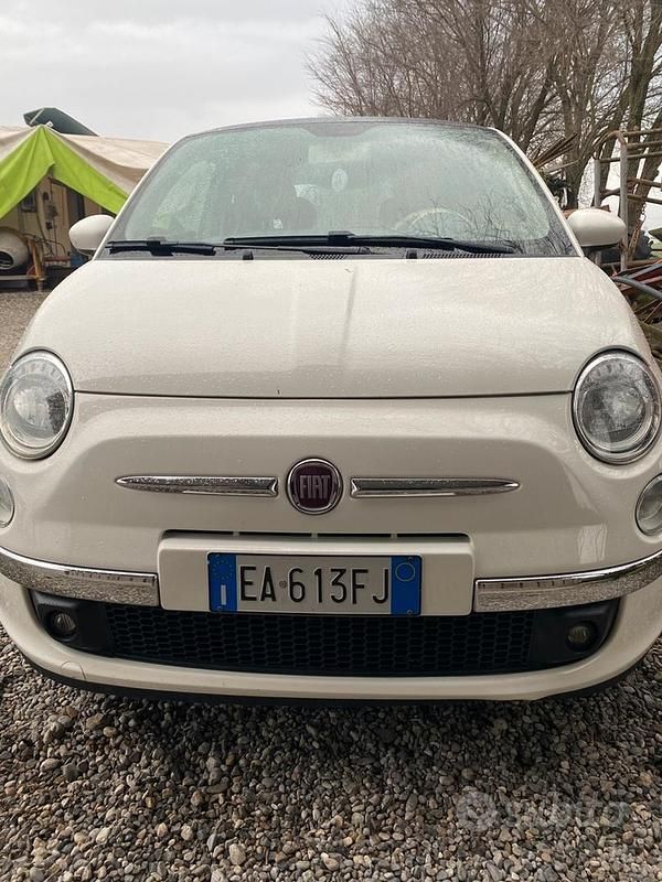Usata Fiat 500 75 CV (55 kW) 2010 Bianco Berlina