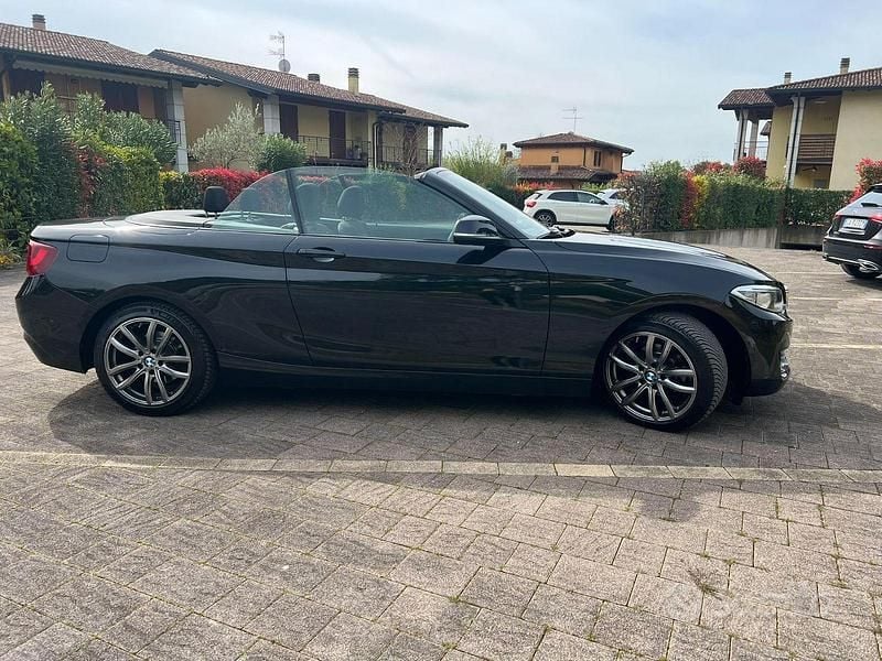 Usata BMW 218 M Sport 150 CV (110 kW) 2017 Nero Cabrio