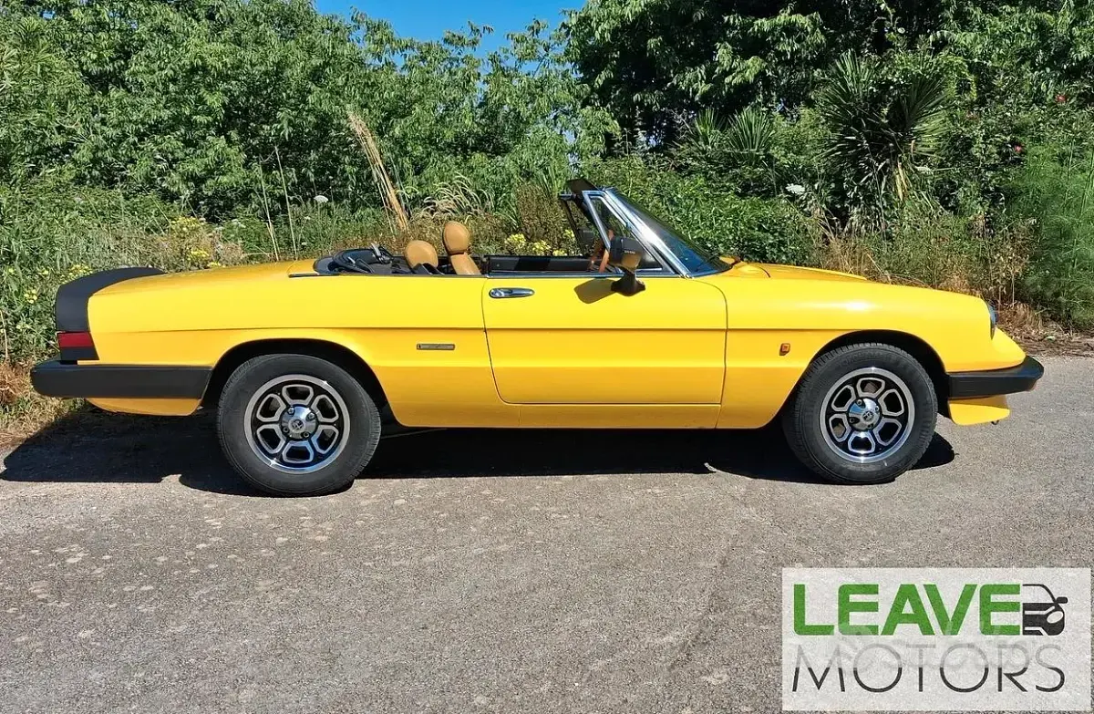 Usata Alfa Romeo Spider 125 CV (91 kW) 1988 Giallo Cabrio