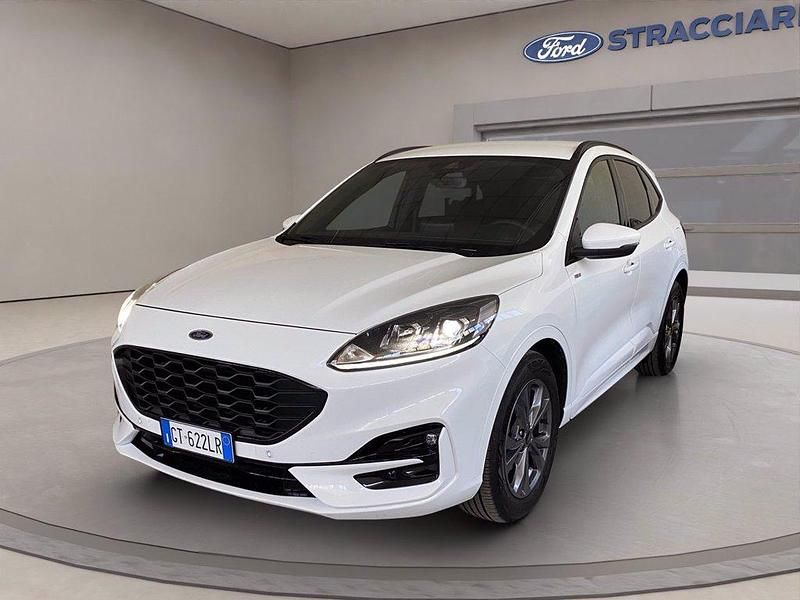 Bianco metallizzato Usata 2024 Ford Kuga ST-Line SUV | 27.900 € (Buon prezzo) - Immagine 1/4