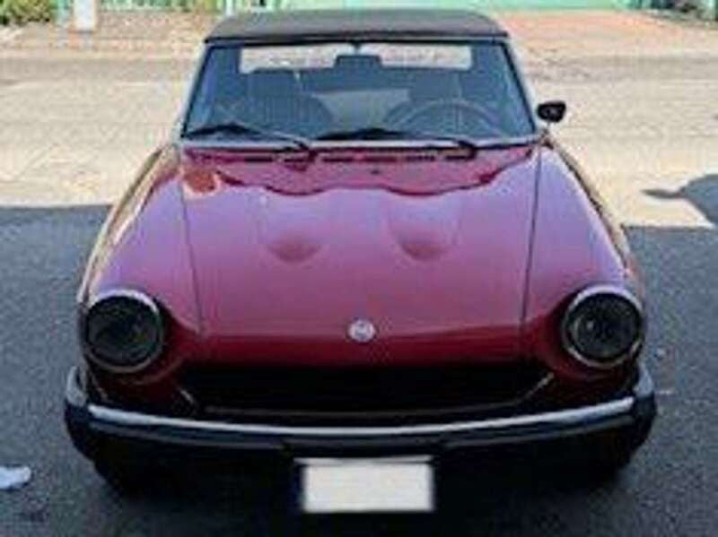 Usata Fiat 124 Spider 111 CV (81 kW) 1978 Rosso Cabrio