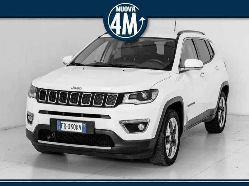 Bianco Usata 2018 Jeep Compass Limited SUV | 15.400 € (Buon prezzo) - Immagine 1/4