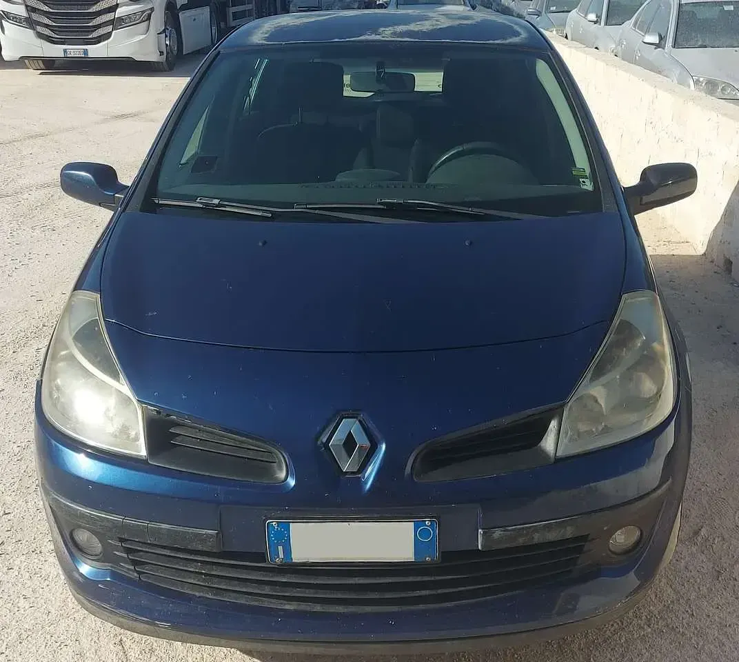 Gebraucht Renault Clio II 68 PS (50 kW) 2007 Blau Kleinwagen