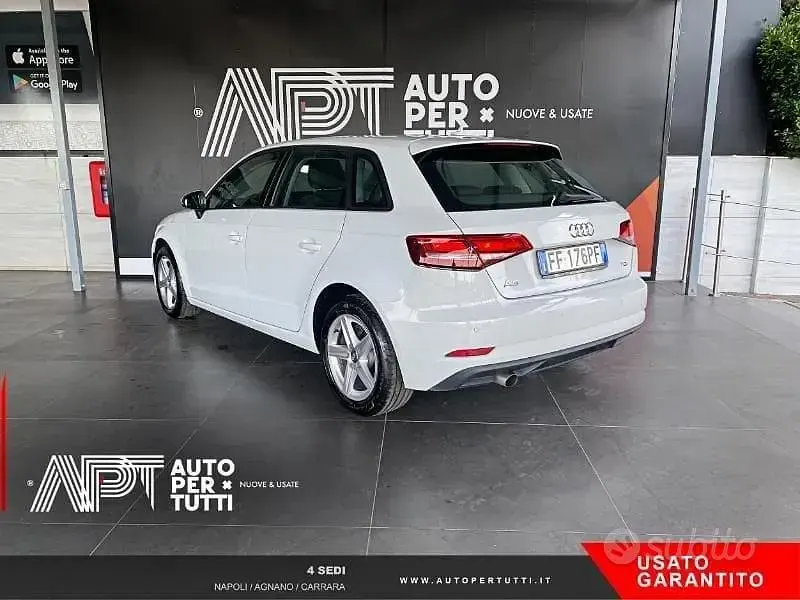 Usata Audi A3 Sport 110 CV (80 kW) 2016 Bianco Berlina
