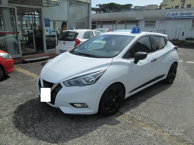 Usata Nissan Micra 117 CV (86 kW) 2020 Bianco pastello Utilitaria