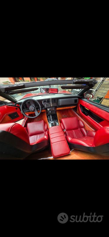 Usata Corvette C4 245 CV (180 kW) 1989 Rosso Cabrio
