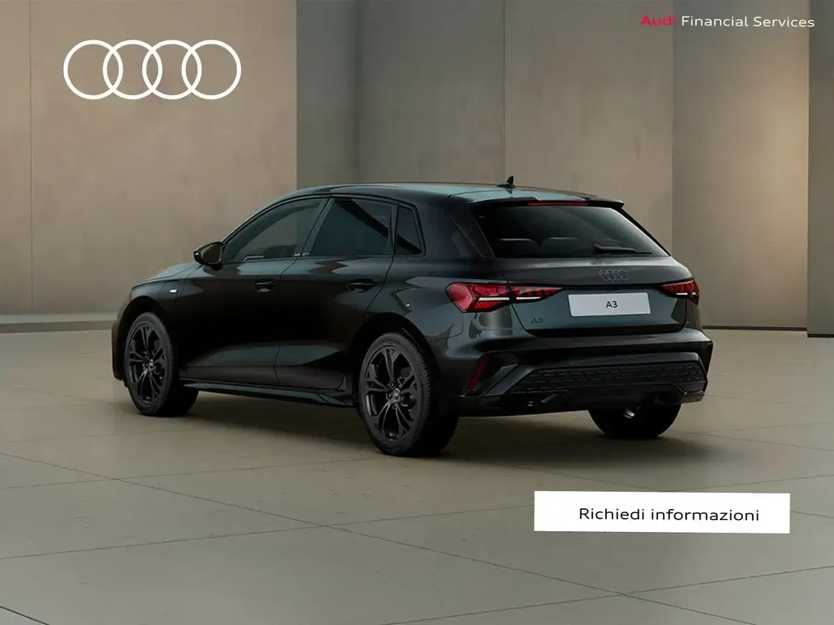 Nuova Audi A3 S-Line 204 CV (150 kW) 2026 Nero Berlina