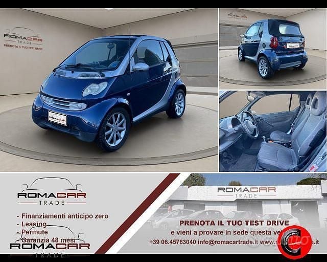 Usata Smart ForTwo Cabrio Pure 61 CV (44 kW) 2006 Blu Cabrio