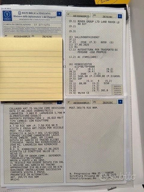 Usata Land Rover Defender 240 CV (176 kW) 2025 SUV