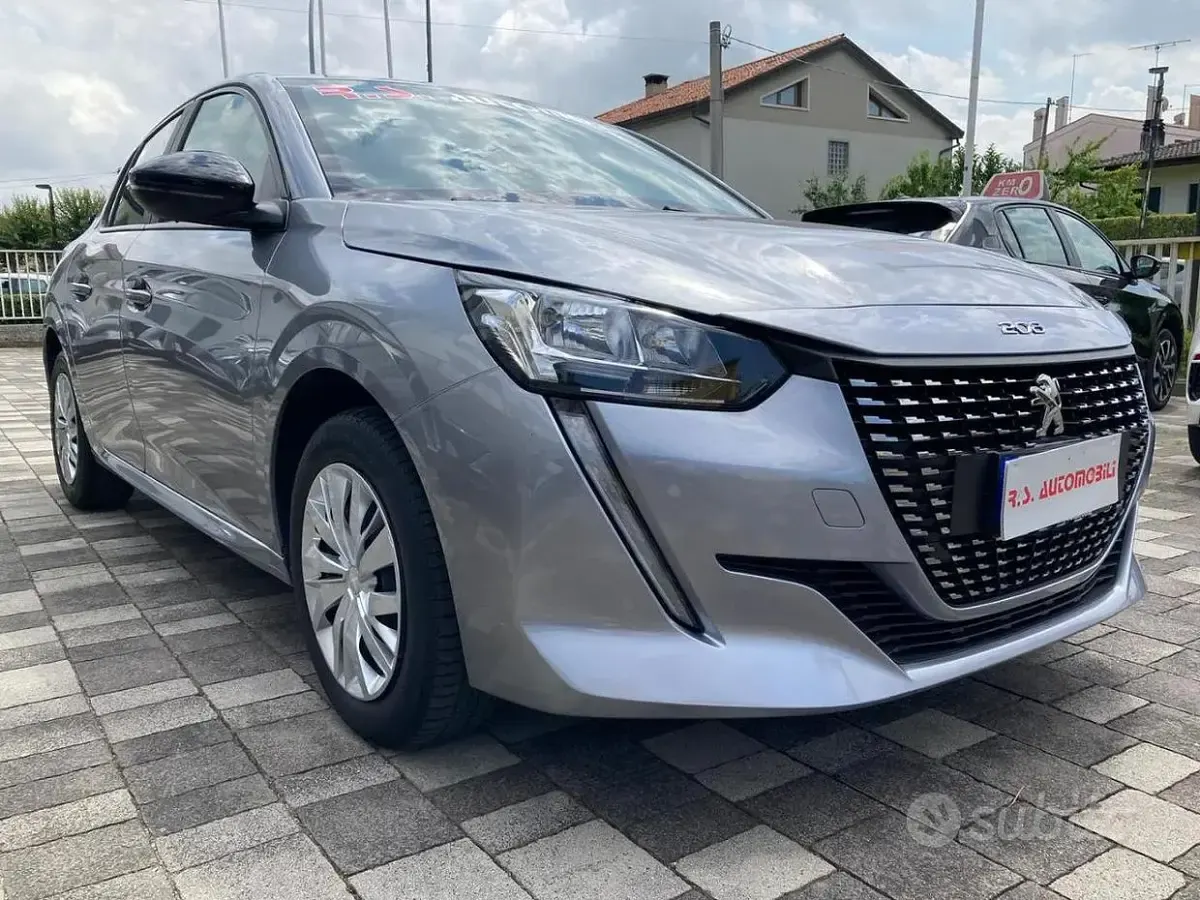 Usata Peugeot 208 Active 75 CV (55 kW) 2022 Grigio Utilitaria