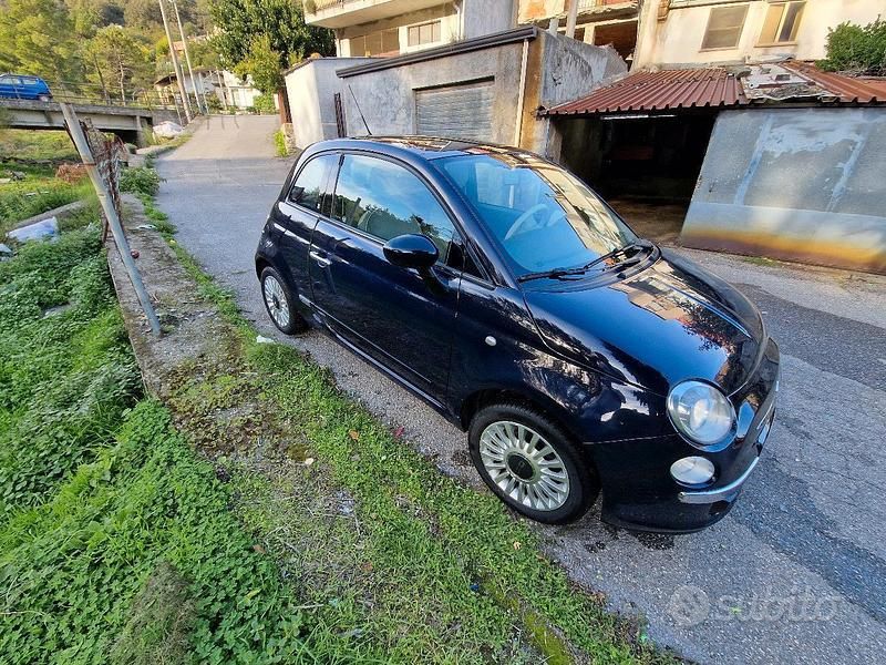 Usata Fiat 500 75 CV (55 kW) 2009 Blu Cabrio
