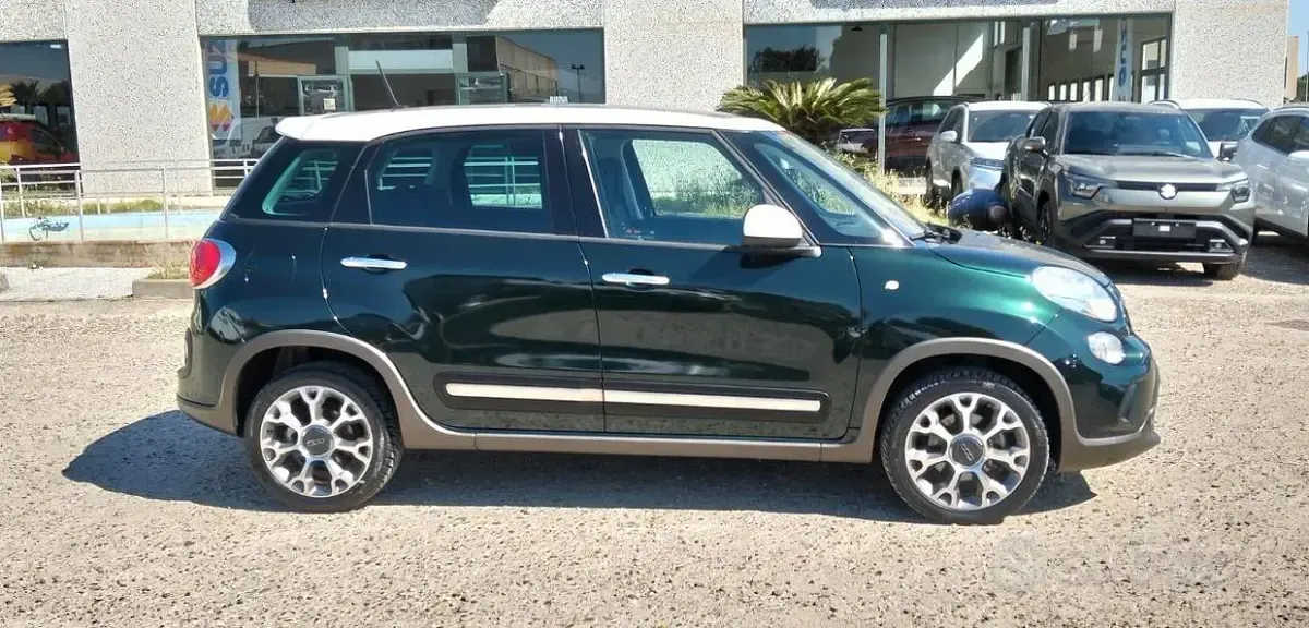 Usata Fiat 500L Trekking 95 CV (69 kW) 2016 Verde Monovolume
