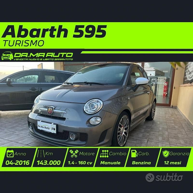Usata Abarth 595 Turismo 160 CV (117 kW) 2016 Grigio Berlina