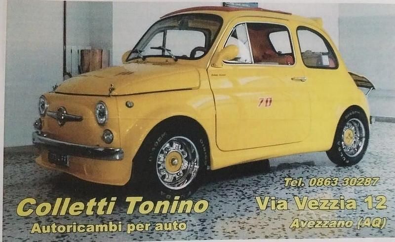 Usata Fiat 500 1970 Giallo Berlina