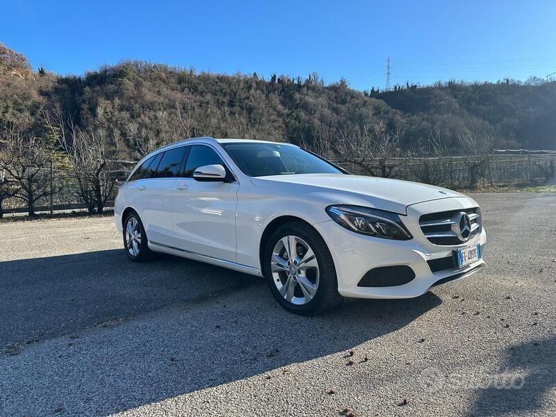 Usata Mercedes C220 Premium 170 CV (125 kW) 2016 Bianco Station wagon