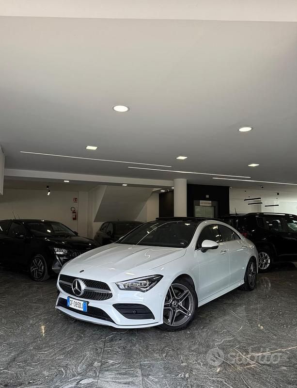 Usata Mercedes CLA200 Premium 150 CV (110 kW) 2021 Nero Berlina