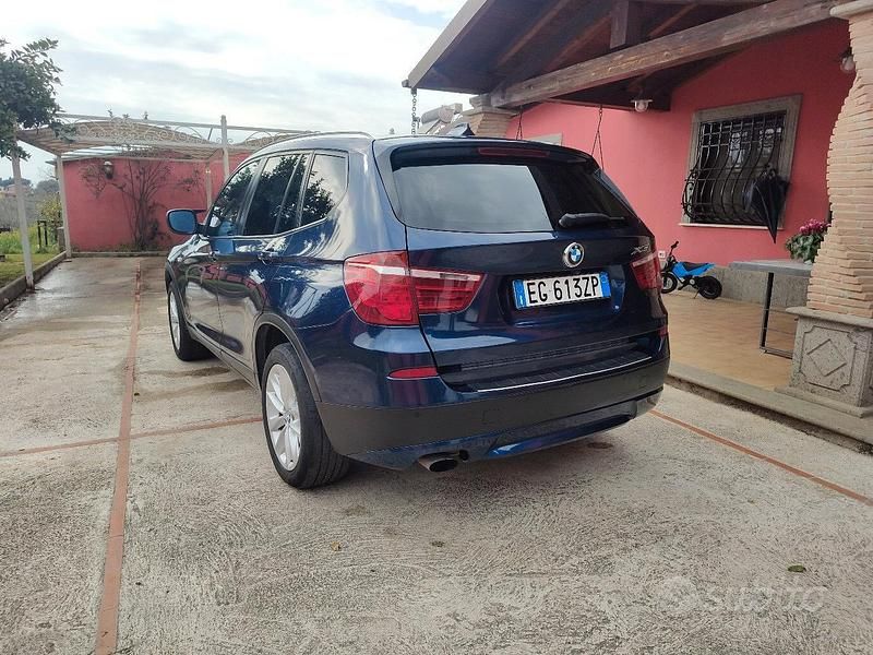 Usata BMW X3 184 CV (135 kW) 2011 Blu SUV