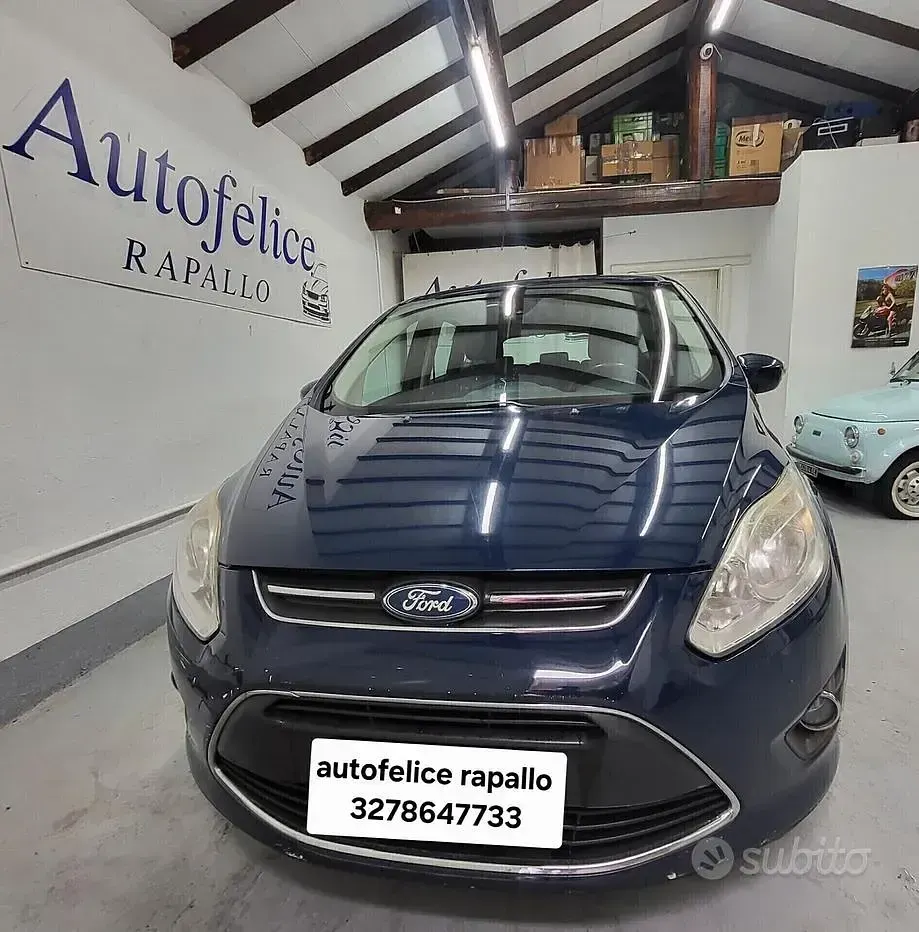Usata Ford C-MAX Titanium 95 CV (69 kW) 2014 Blu Monovolume