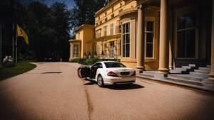 Usata Mercedes SL550 388 CV (285 kW) 2007 Bianco Cabrio