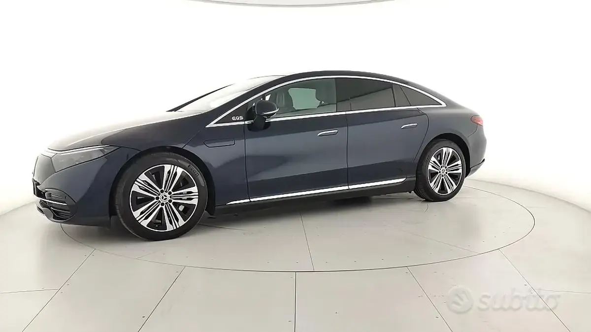 Usata Mercedes EQS350 Edition 1 260 kW (354 CV) 2022 Blu Berlina