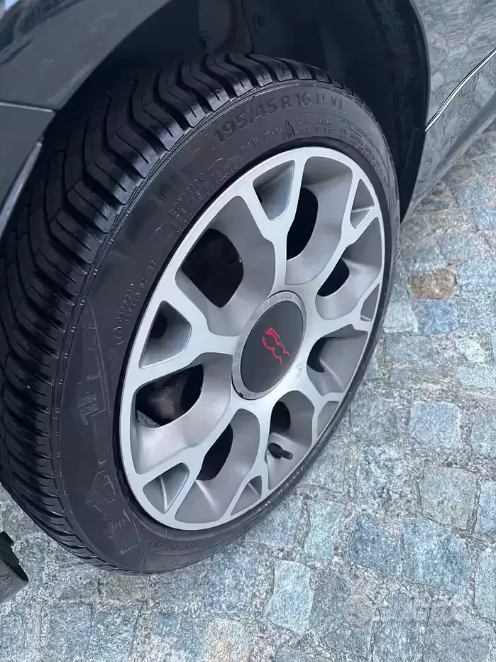 Usata Fiat 500S 105 CV (77 kW) 2022 Nero Cabrio