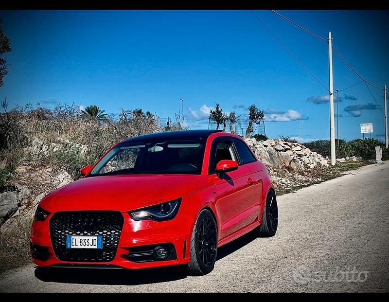 Usata Audi A1 S-Line 143 CV (105 kW) 2012 Rosso Utilitaria