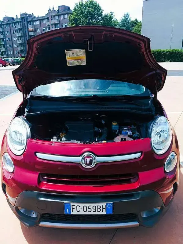 Usata Fiat 500L Trekking 95 CV (69 kW) 2016 Rosso Monovolume