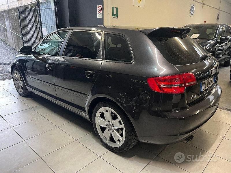 Usata Audi A3 Ambition 125 CV (91 kW) 2009 Nero Utilitaria