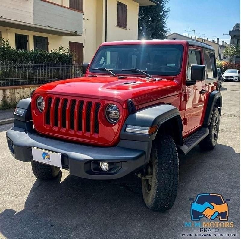 Usata Jeep Wrangler Sport 200 CV (147 kW) 2019 Rosso SUV