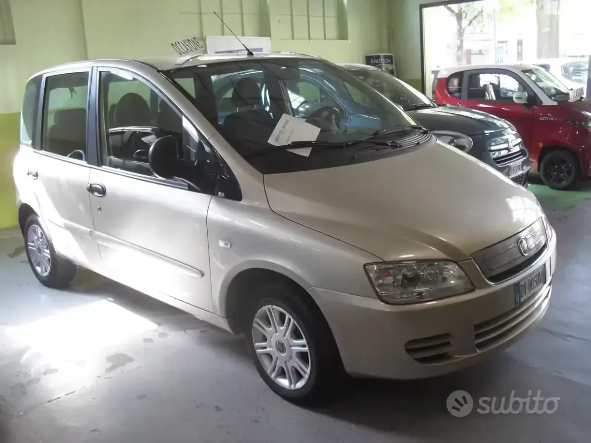 Usata Fiat Multipla Emotion 103 CV (75 kW) 2009 Giallo Monovolume