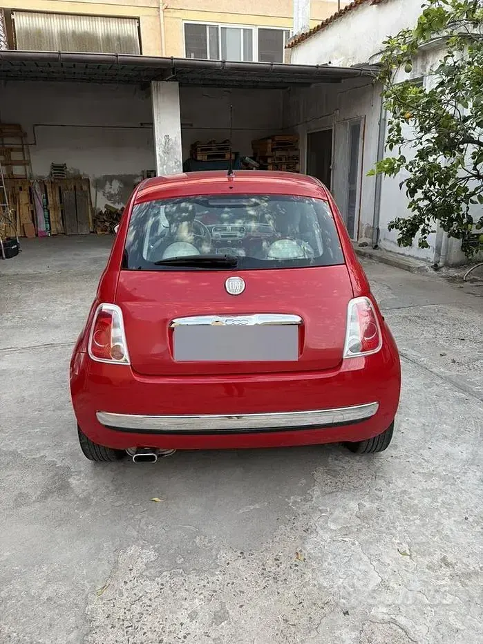 Usata Fiat 500 Lounge 69 CV (50 kW) 2010 Rosso Berlina