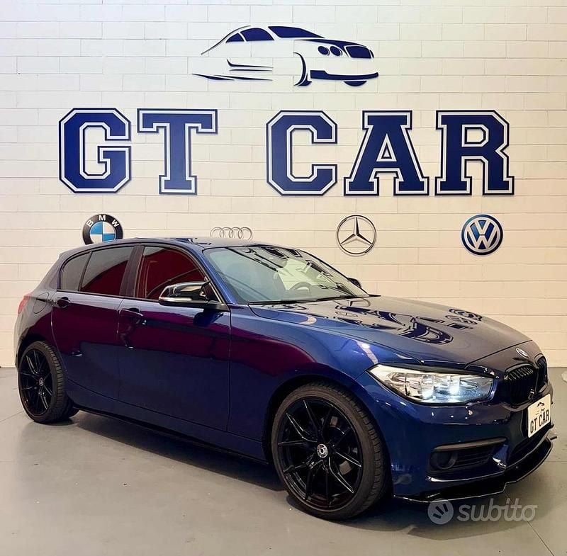 Usata BMW 118 135 CV (99 kW) 2018 Blu Utilitaria